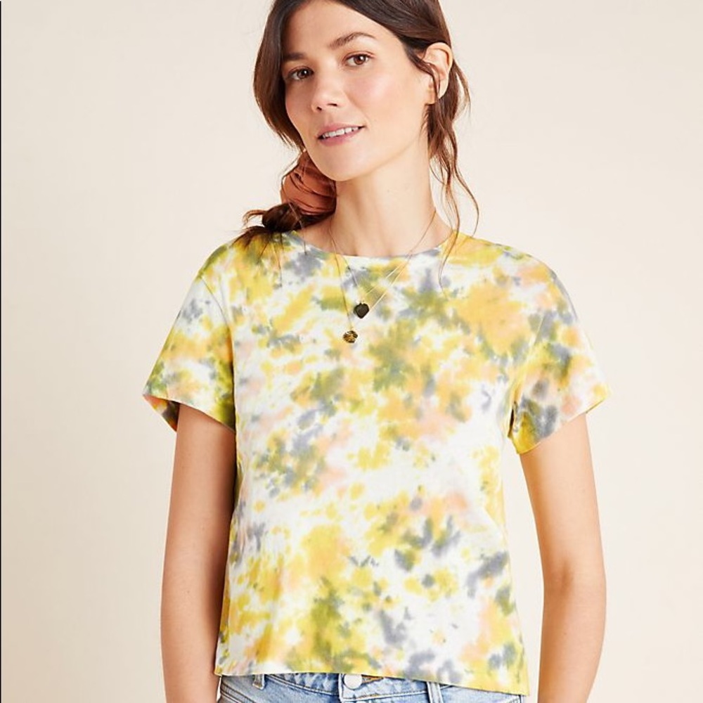 NWT Anthropologie Agolde Tie Dye Shirt